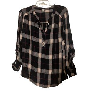 Plaid Blouse